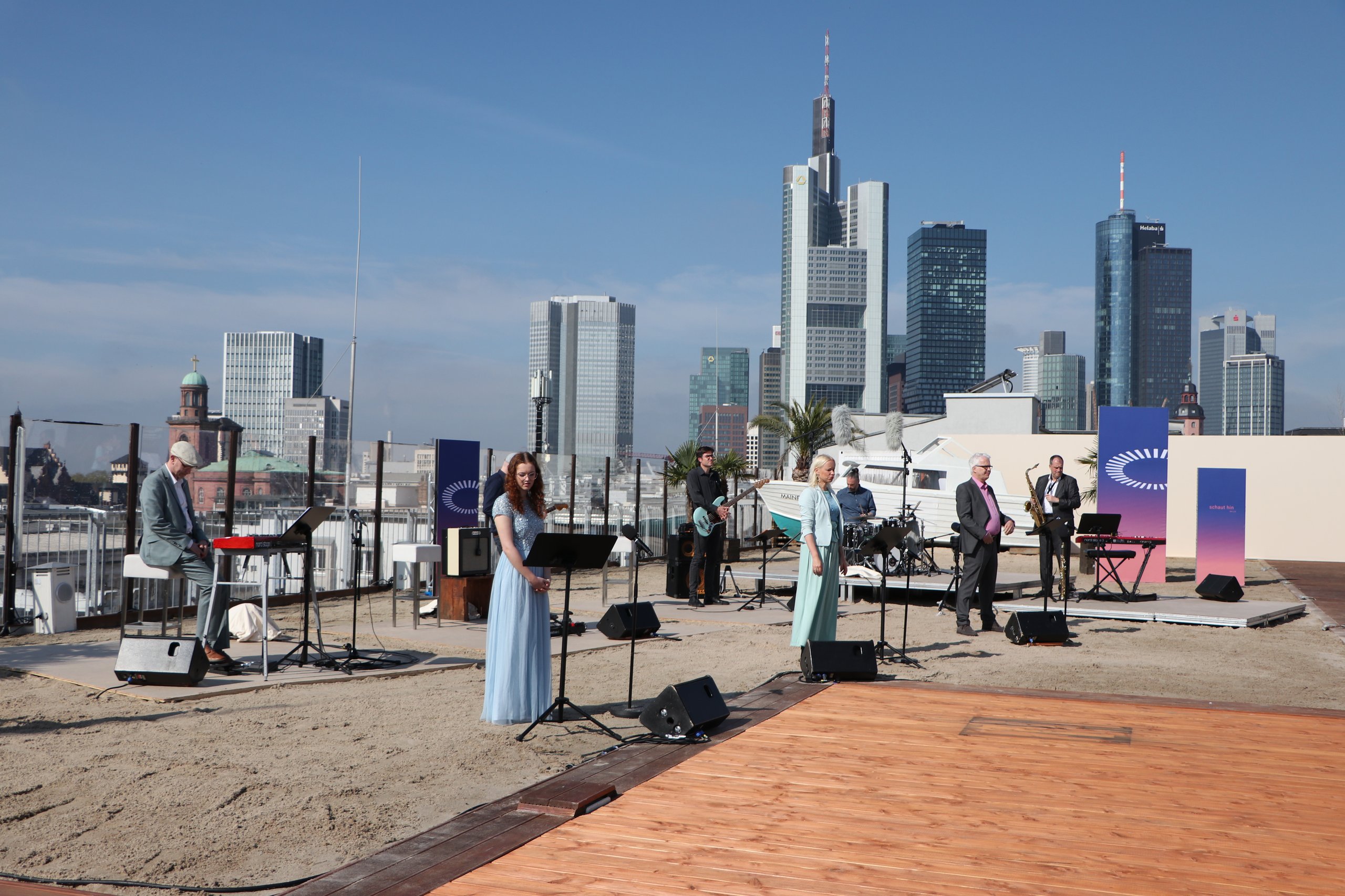 Skyline und Band, Gottesdienst zu Christi Himmelfahrt