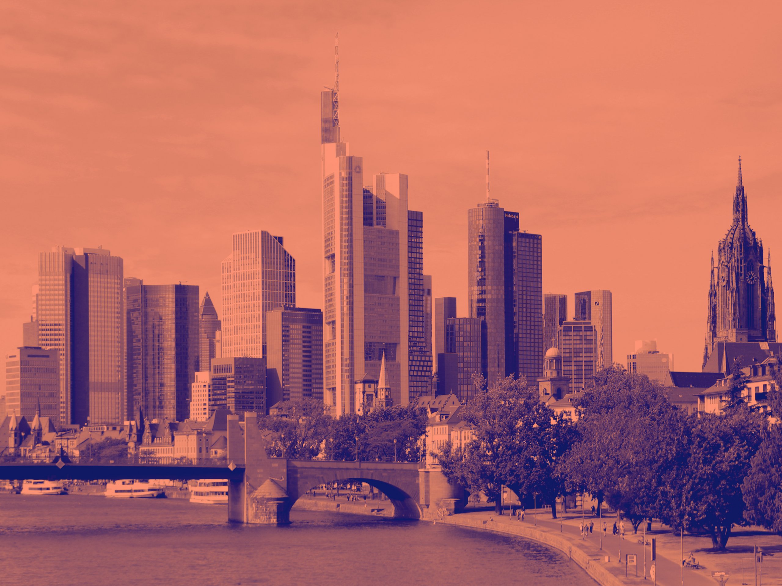 Skyline von Frankfurt
